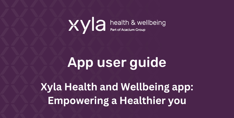Xyla Health and Wellbeing App