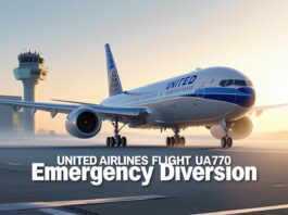 United Airlines Flight UA770 Emergency Diversion