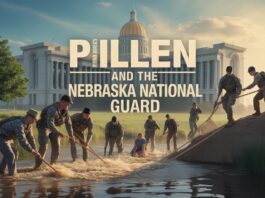 Pillen and the Nebraska National Guard