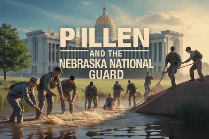 Pillen and the Nebraska National Guard
